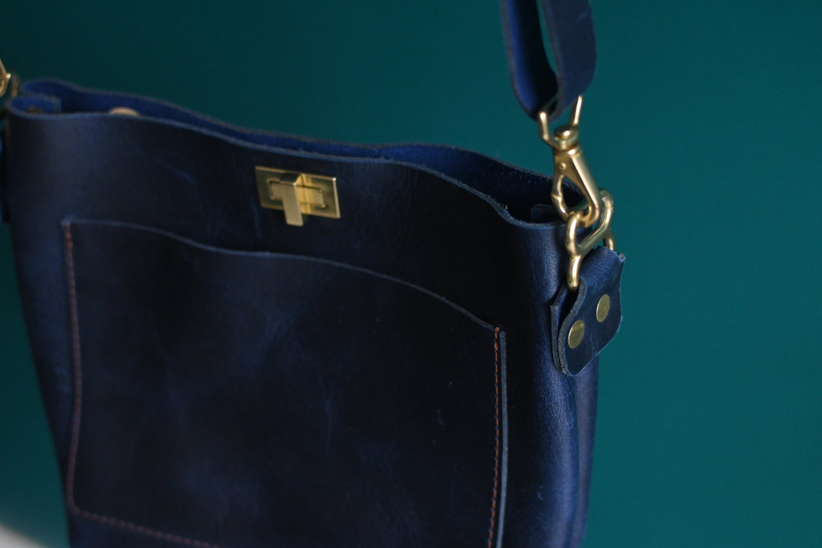 The Willow Navy Ansgar Leather Co
