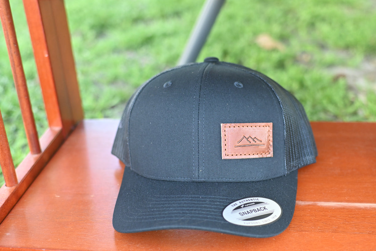 Sharp Mountain Leather Patch Hat