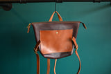 The Aspen - Dark Brown and Medium Brown - Zipper