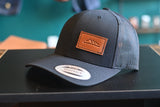 Three Mountain Leather Patch Hat