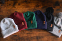 STL Leather Tag Beanie
