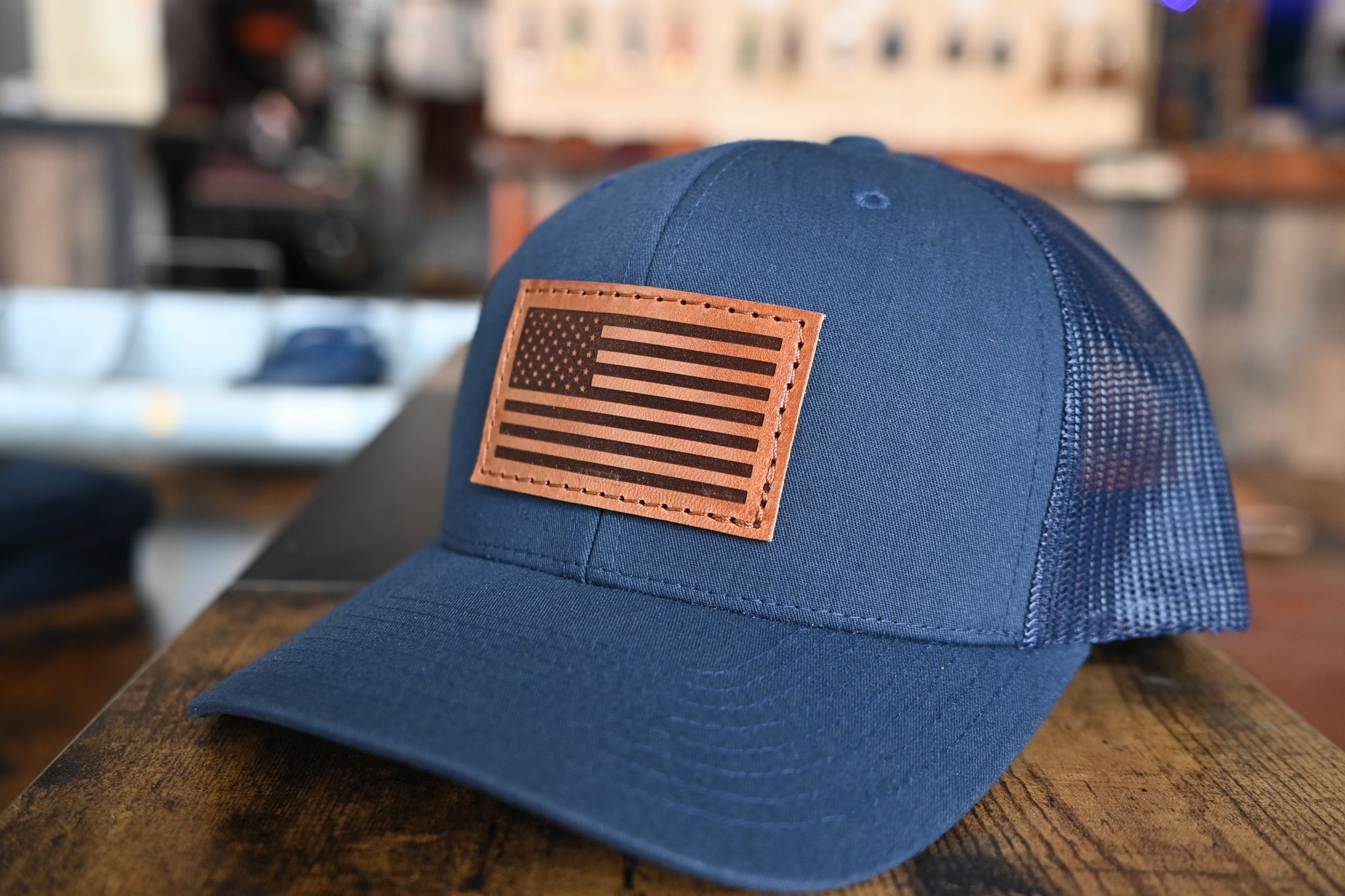 Best Papa Ever Baseball Cap - Adjustable Cotton Hat With American Flag Leather Patch, Gift For Dad
