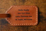 Leather Luggage Tag