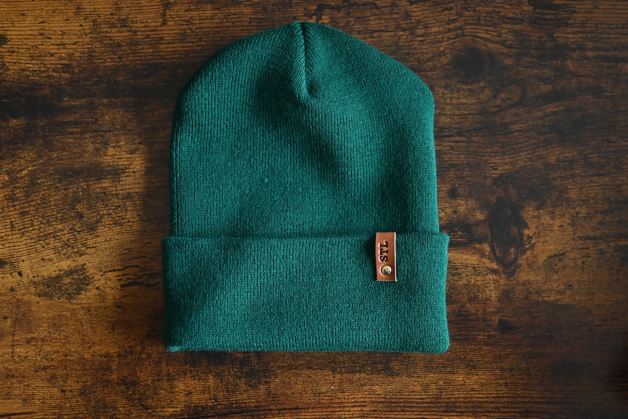 STL Leather Tag Beanie – Ansgar Leather Co