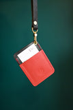 Red and Black Wristlet