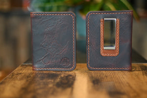 The Pikes 4 Money Clip - Tobacco and Tan