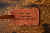 Leather Luggage Tag