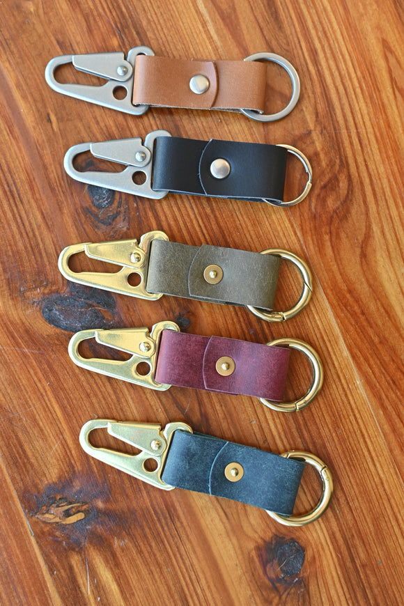 Leather Key Clip