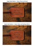 Leather Luggage Tag