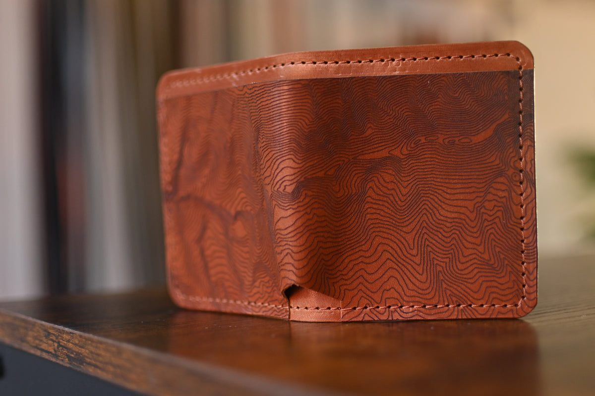 The Kit Carson Brown with Topography Ansgar Leather Co