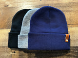 STL Leather Tag Beanie