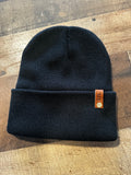 STL Leather Tag Beanie